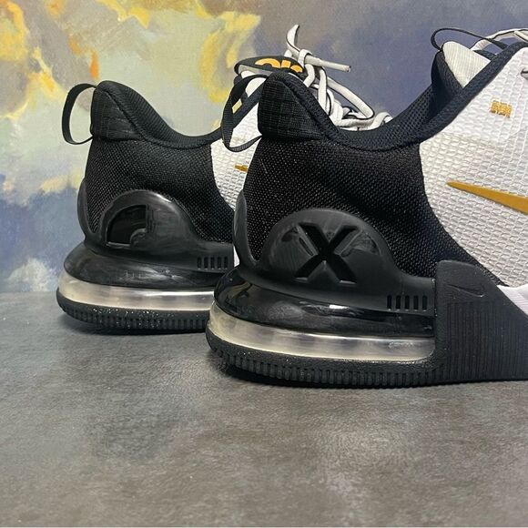 Nike Air Max Alpha Trainer 5 'White Gold Suede' DM0829-101 Men's Sneakers Sz 12 - Picture 14 of 16